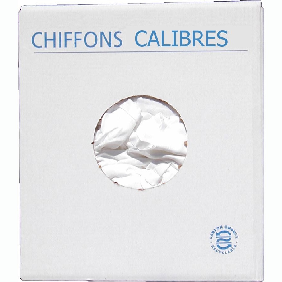 CHIFFONS BLANCS CALIBRES