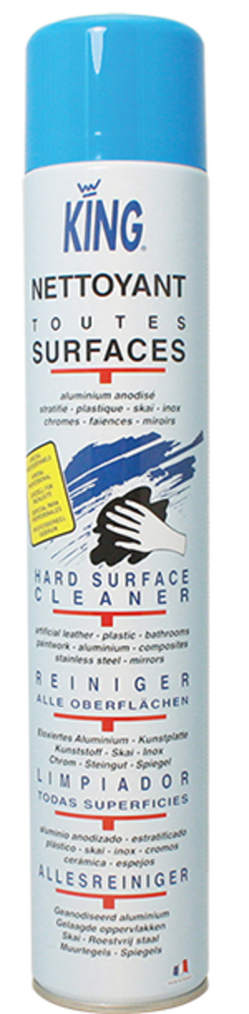 AEROSOL NETTOYANT TOUTES SURFACES KING - AEROSOL DE 750ml
