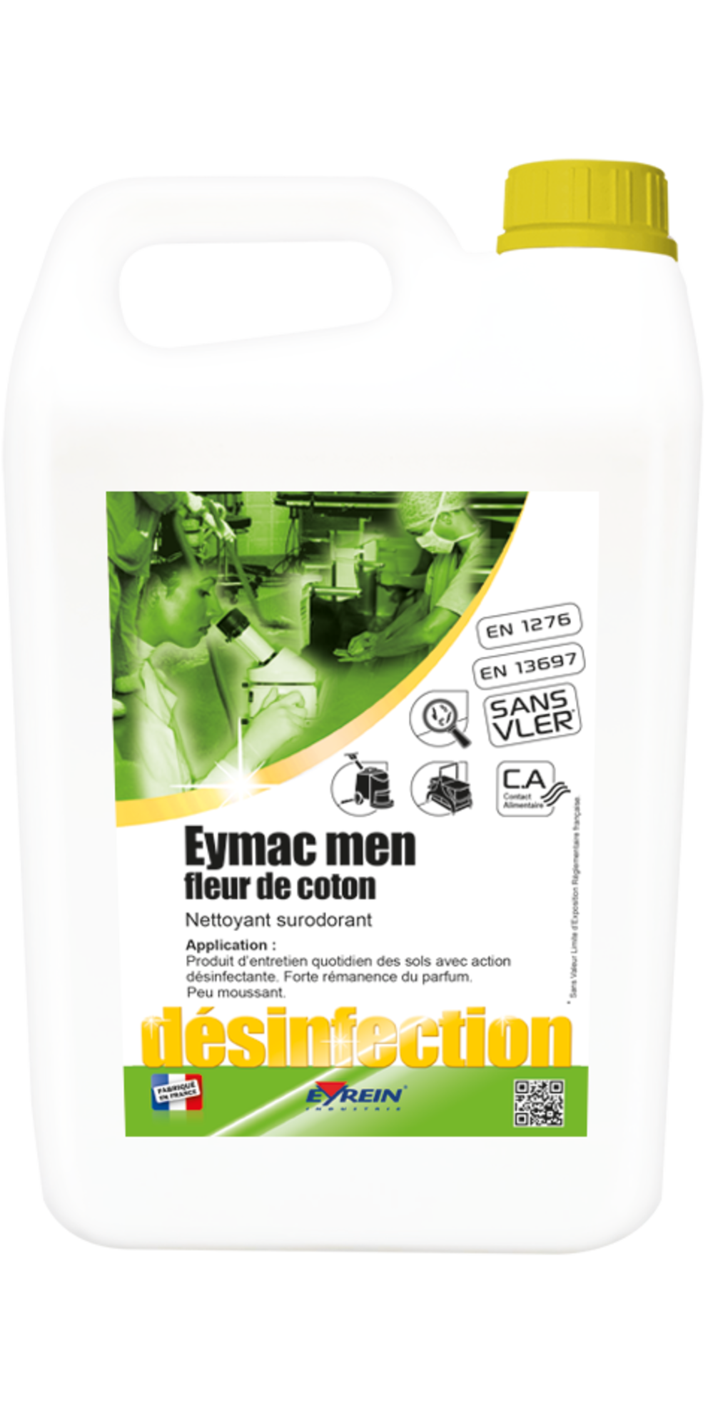 EYMAC MEN FLEUR DE COTON 5L - BIDON DE 5L