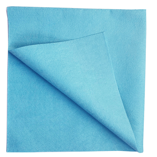 LAVETTE MICROFIBRE NON TISSEE BLEUE-LE PAQUET DE 5