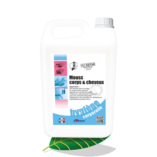 MOUSS CORPS ET CHEVEUX 5L - LE BIDON DE 5L