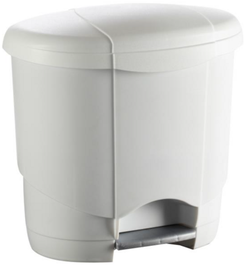 POUBELLE A PEDALE PLASTIQUE 12L - UNITE