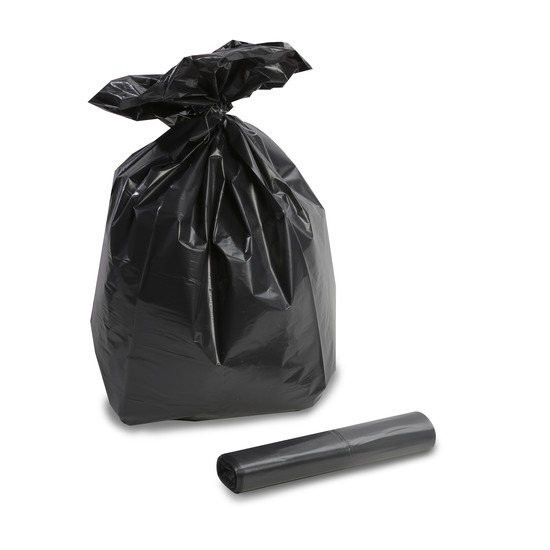 SAC POUBELLE 130L NOIR RENFORCE PS LE 100