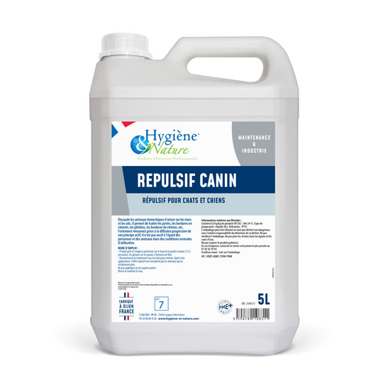 TIROS REPULSIF CANIN 5L - LE BIDON DE 5L