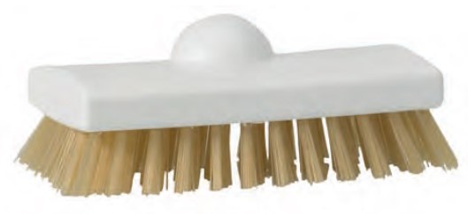 BROSSE GRILLE/PLAQUE BLANC TRES DUR 15CM - UNITE