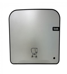 DISTRIBUTEUR ESSUIE MAINS HORIZONTAL QUARTZ GRIS - UNITE