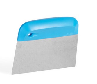 RACLOIR LAME ACIER FLEXIBLE BLEU 14.6 CM - UNITE