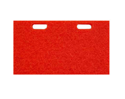 TAMPON ROUGE RECTANGULAIRE 39X23 CM - LE CARTON DE 5