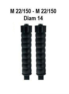 FLEXIBLE HP SUPER NOIR DIAM08 10M ETK 22 x 2 - UNITE