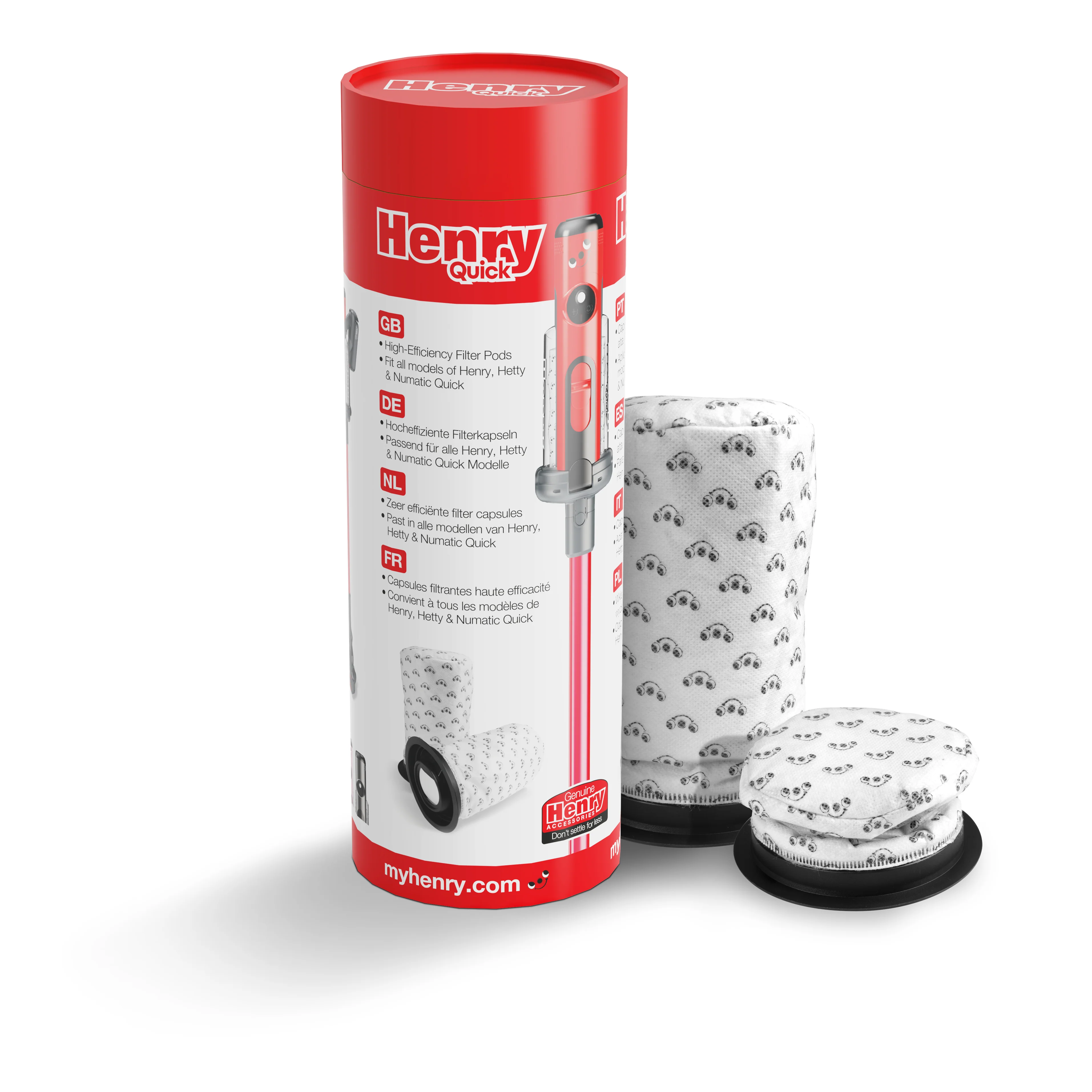 CAPSULES FILTRANTES POUR HENRY QUICK-LE PAQUET DE 10